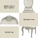 Bently Champagne Upholstered Side Chair with Nailhead Trim Set of 2