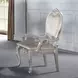 Bently Champagne Upholstered Arm Chair with Nailhead Trim Set of 2