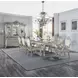 Bently Champagne 96" Extendable Dining Room Set