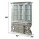 Sandoval Champagne 6 Door Curio Cabinet with LED