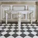 Vendome Antique Pearl 54" Square Counter Height Dining Table