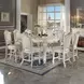 Vendome Antique Pearl 54" Square Counter Height Dining Table