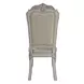 Dresden Beige and Bone White Upholstered Side Chair Set of 2