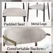 Jaramillo Beige Linen and Black Arm Chair Set of 2