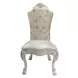 Dresden Beige and Bone White Upholstered Side Chair with Nailhead Trim Set of 2