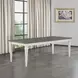 Katia Rustic Gray and Weathered White 90" Rectangular Dining Table