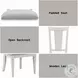 Katia Light Gray Linen and Weathered White Side Chair Set of 2