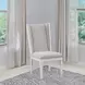 Katia Light Gray Upholstered Side Chair Set of 2