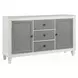 Katia Rustic Gray and Weathered White Dining Room Set