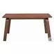 Ginny Walnut 63" Rectangular Dining Table