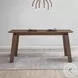 Ginny Walnut 63" Rectangular Dining Table
