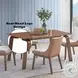 Ginny Walnut 63" Rectangular Dining Table