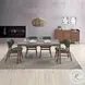 Bevis Green Fabric and Walnut Side Chair Set of 2