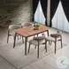 Lanae Natural and Black Extendable Rectangular Dining Room Set