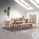 Velentina Natural 63" Rectangular Dining Table