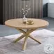 Kasem Oak 54" Round Dining Table