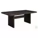 Jaramillo Gold and Rustic Espresso 80" Rectangular Dining Table