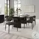 Jaramillo Gold and Rustic Espresso 80" Rectangular Dining Table