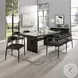 Jaramillo Gold and Rustic Espresso 80" Rectangular Dining Table