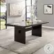 Jaramillo Gold and Rustic Espresso 80" Rectangular Dining Table