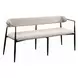 Jaramillo Beige Upholstered 62" Dining Bench