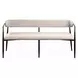 Jaramillo Beige Upholstered 62" Dining Bench
