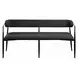 Jaramillo Black Upholstered 62" Dining Bench