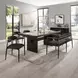 Jaramillo Black Upholstered 62" Dining Bench