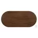 Gamarya Dark Oak 87" Oval Dining Table