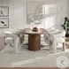 Gamarya Dark Oak 87" Oval Dining Table