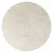 Qwin White and Weathered Oak 52" Round Marble Top Dining Table