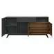 Destin Ceramic and Walnut Rectangular Dining Room Set