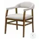 Darcy Dark Walnut Arm Chair Set of 2