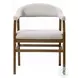 Darcy Dark Walnut Arm Chair Set of 2