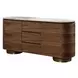 Willene White and Dark Oak 71" Rectangular Ceramic Top Dining Room Set