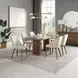 Willene White and Dark Oak 2 Door Ceramic Top Server