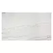 Edwyn White and Espresso 68" Rectangular Marble Top Dining Table