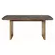 Jaramillo Natural 72" Rectangular Marble Top Dining Room Set
