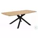 Lawton Natural and Black Rectangular Dining Room Set