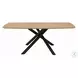 Lawton Natural and Black Rectangular Dining Room Set