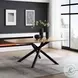 Lawton Natural and Black Rectangular Dining Room Set