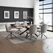 Lawton Natural and Black Rectangular Dining Room Set