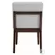 Edwyn Gray Linen and Espresso Side Chair Set of 2