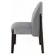 Clayten White and Espresso 52" Round Marble Top Dining Room Set