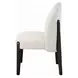 Clayten White and Espresso 71" Rectangular Marble Top Dining Room Set