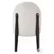 Clayten Beige Chenille and and Espresso Side Chair Set of 2