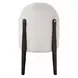 Clayten White and Espresso 52" Round Marble Top Dining Room Set