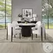 Clayten Beige Chenille and and Espresso Side Chair Set of 2