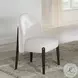 Clayten Beige Chenille and and Espresso Side Chair Set of 2