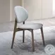 Hadasa Light Gray Linen and Walnut Side Chair Set of 2